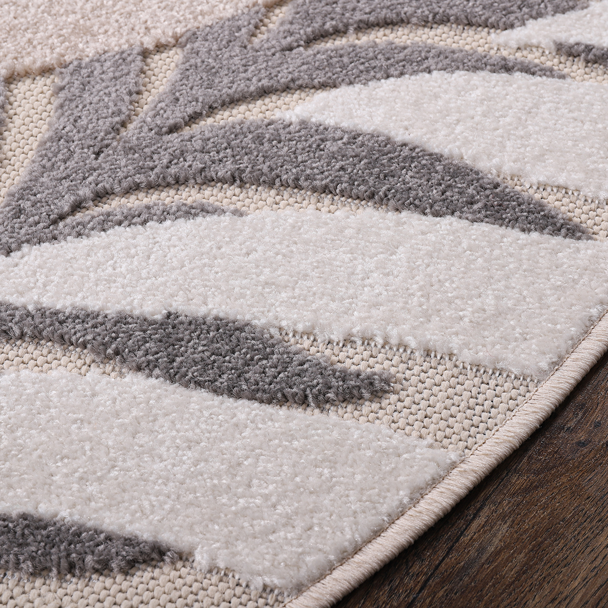 Floral Outdoor - Buitenkleed Tuin - Rond - Weerbestendig Vloerkleed - Creme