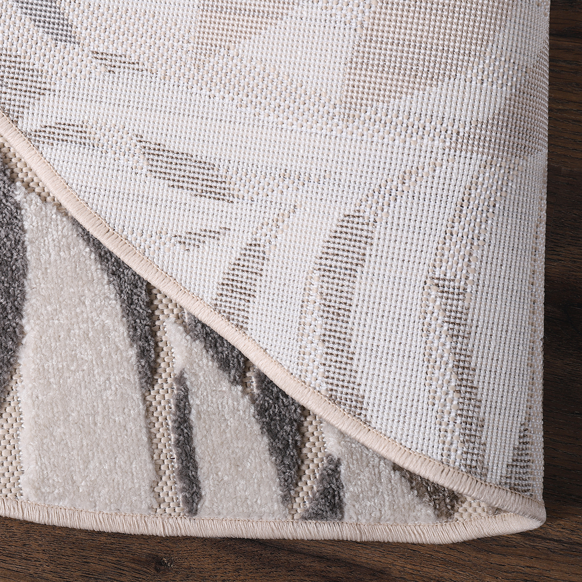 Floral Outdoor - Buitenkleed Tuin - Rond - Weerbestendig Vloerkleed - Creme