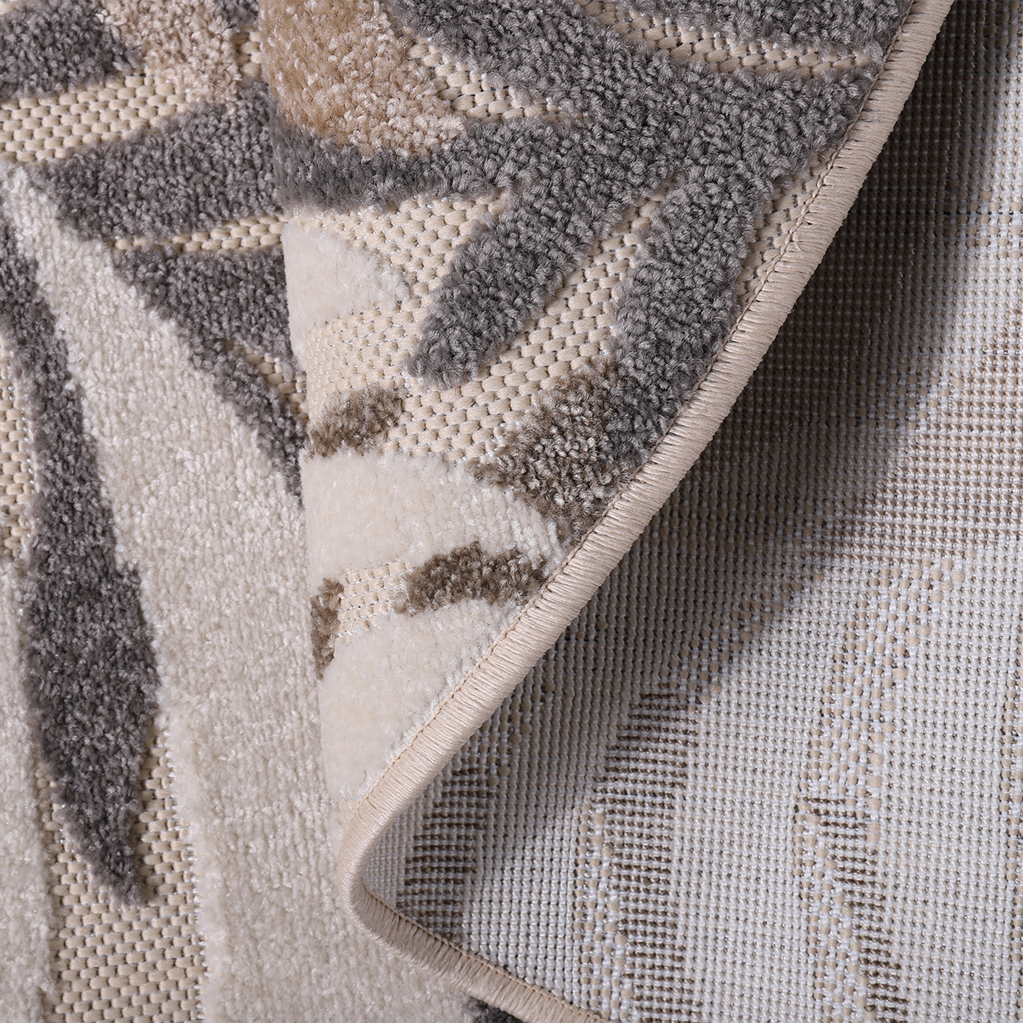 Floral Outdoor - Buitenkleed Tuin - Rond - Weerbestendig Vloerkleed - Creme