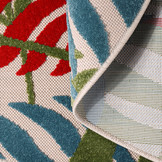 Floral Outdoor - Buitenkleed Tuin - Rond - Weerbestendig Vloerkleed - Multi