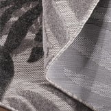 Floral Rond Buitenkleed Grijs