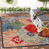 Floral Buitenkleed Multi