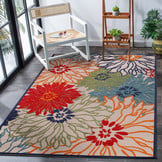 Floral Buitenkleed Multi