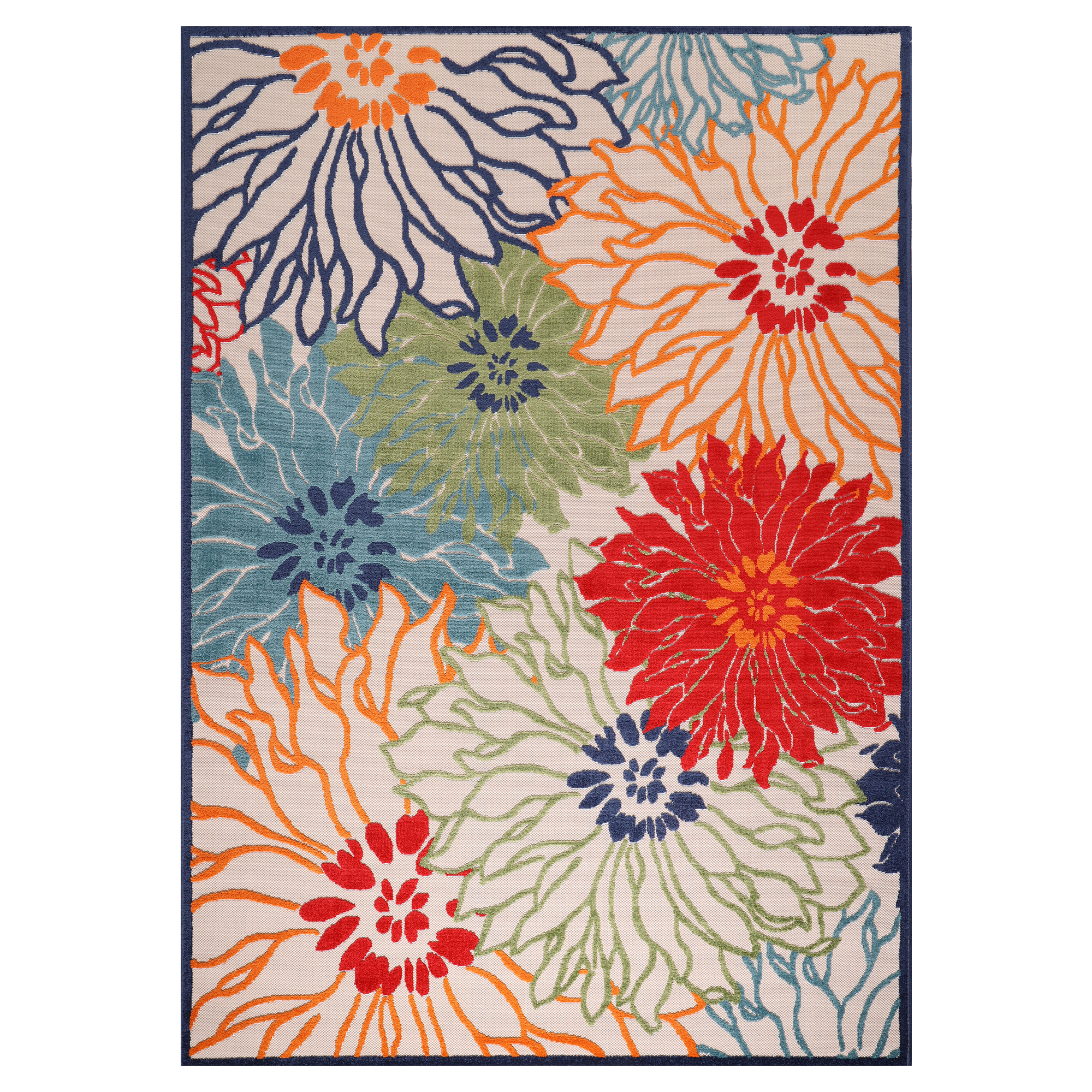 Floral Buitenkleed Multi