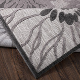 Floral Outdoor - Buitenkleed Tuin - Weerbestendig Vloerkleed - Grijs