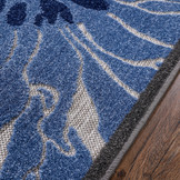 Floral Outdoor - Buitenkleed Tuin - Weerbestendig Vloerkleed - Grijs