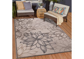 Floral Outdoor - Buitenkleed Tuin - Weerbestendig Vloerkleed - Creme