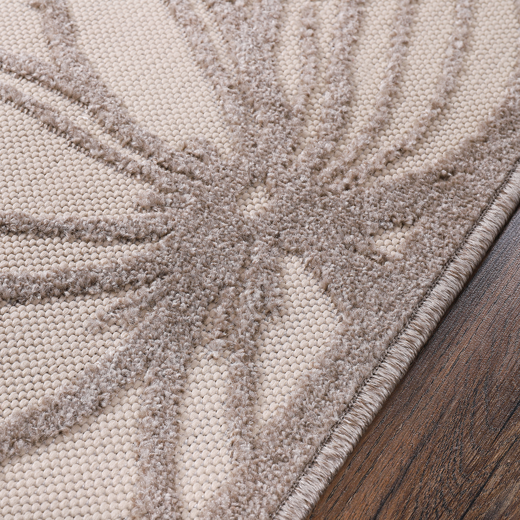 Floral Outdoor - Buitenkleed Tuin - Weerbestendig Vloerkleed - Creme