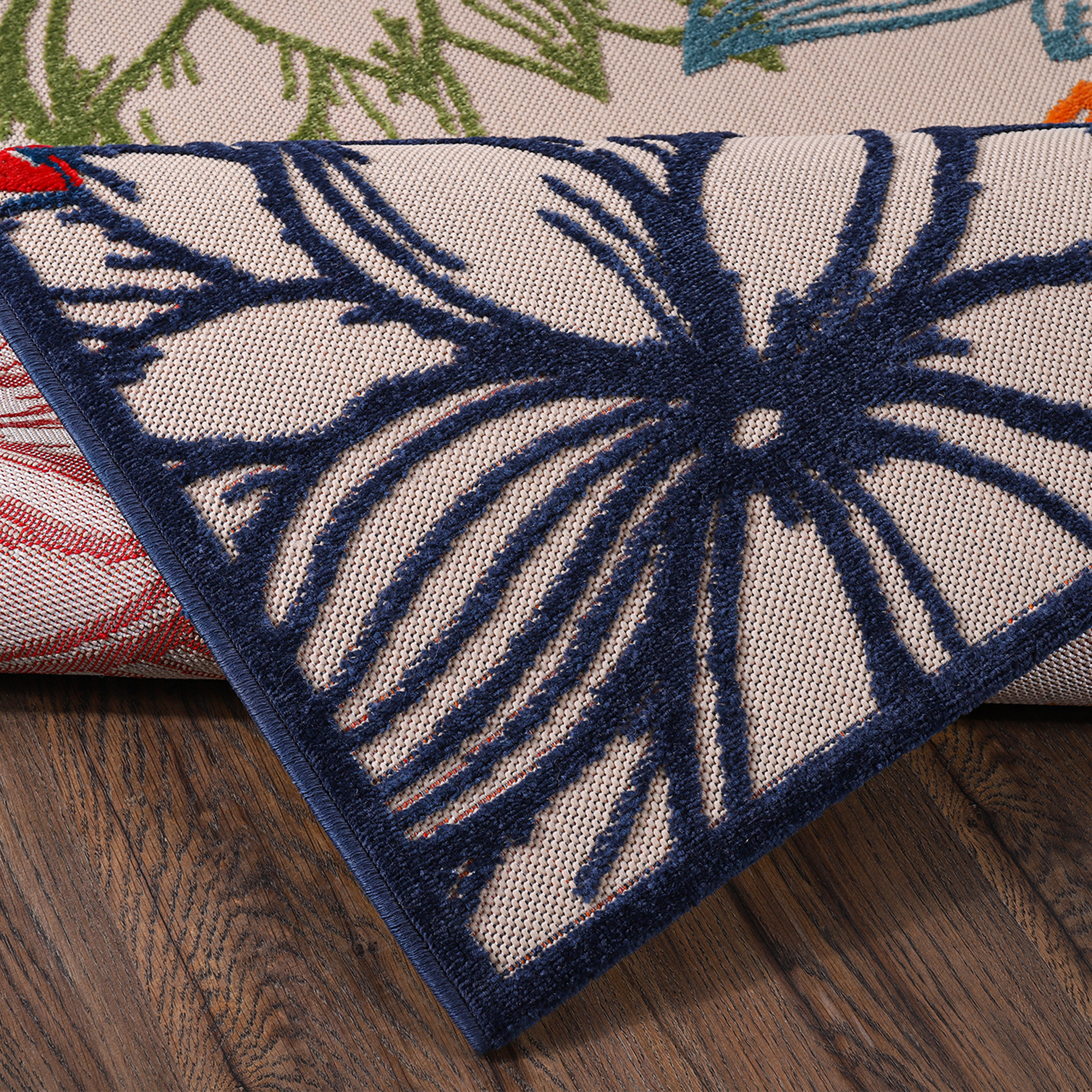 Floral Outdoor - Buitenkleed Tuin - Weerbestendig Vloerkleed - Multi