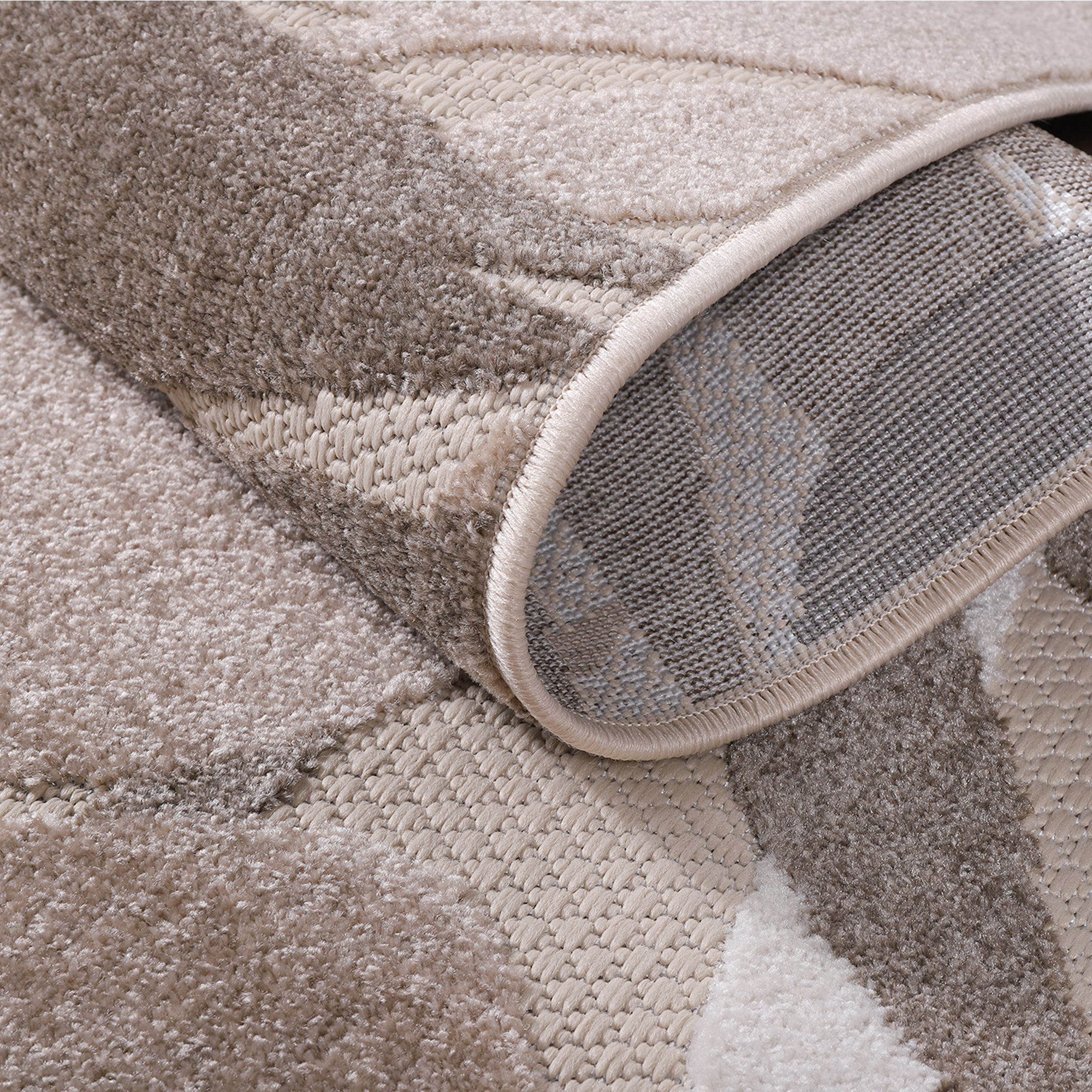 Floral Buitenkleed Beige