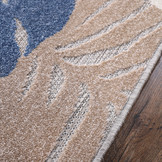 Floral Outdoor - Buitenkleed Tuin - Weerbestendig Vloerkleed - Beige