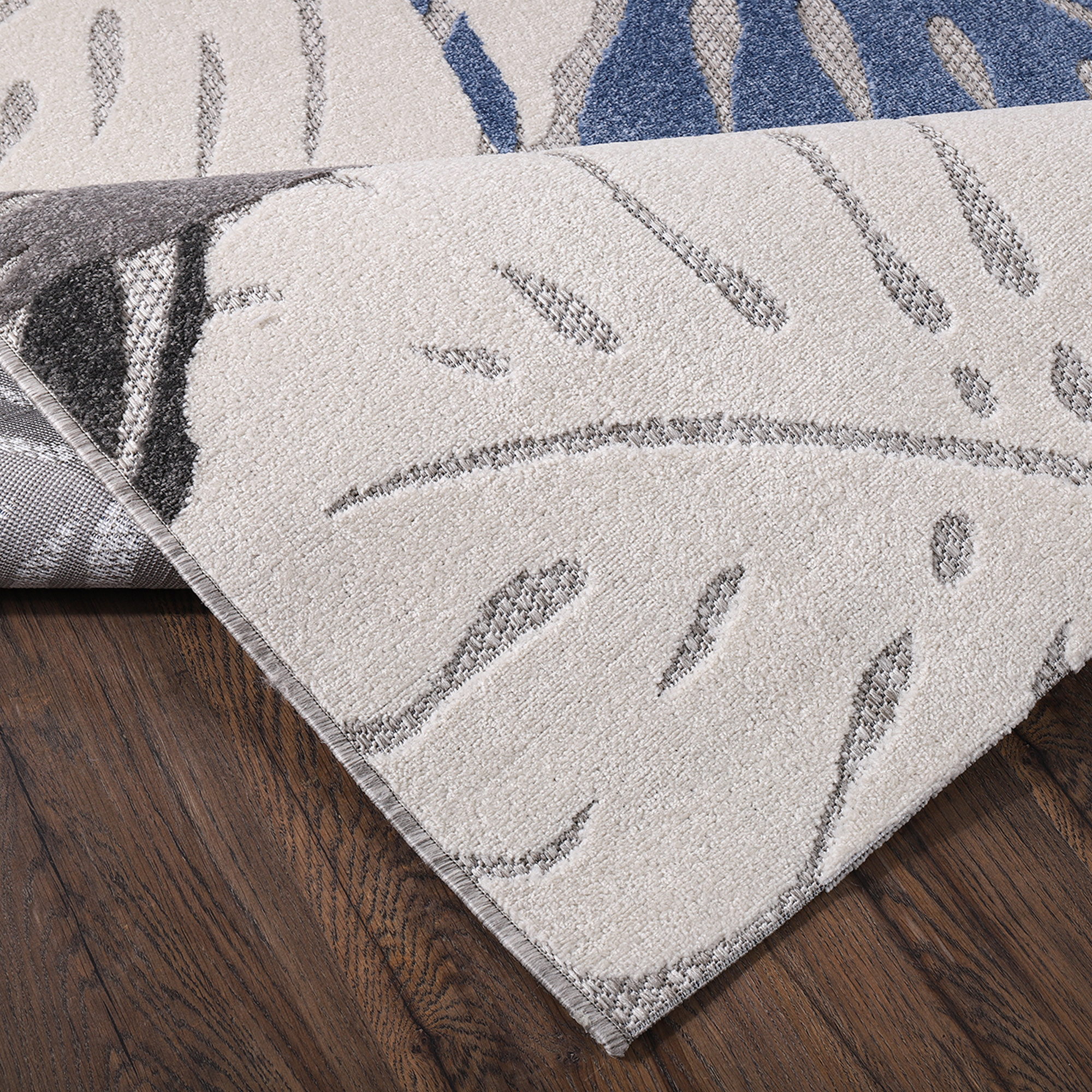 Floral Buitenkleed Beige