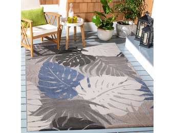 Floral Outdoor - Buitenkleed Tuin - Weerbestendig Vloerkleed - Beige