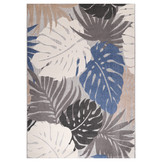 Floral Buitenkleed Beige