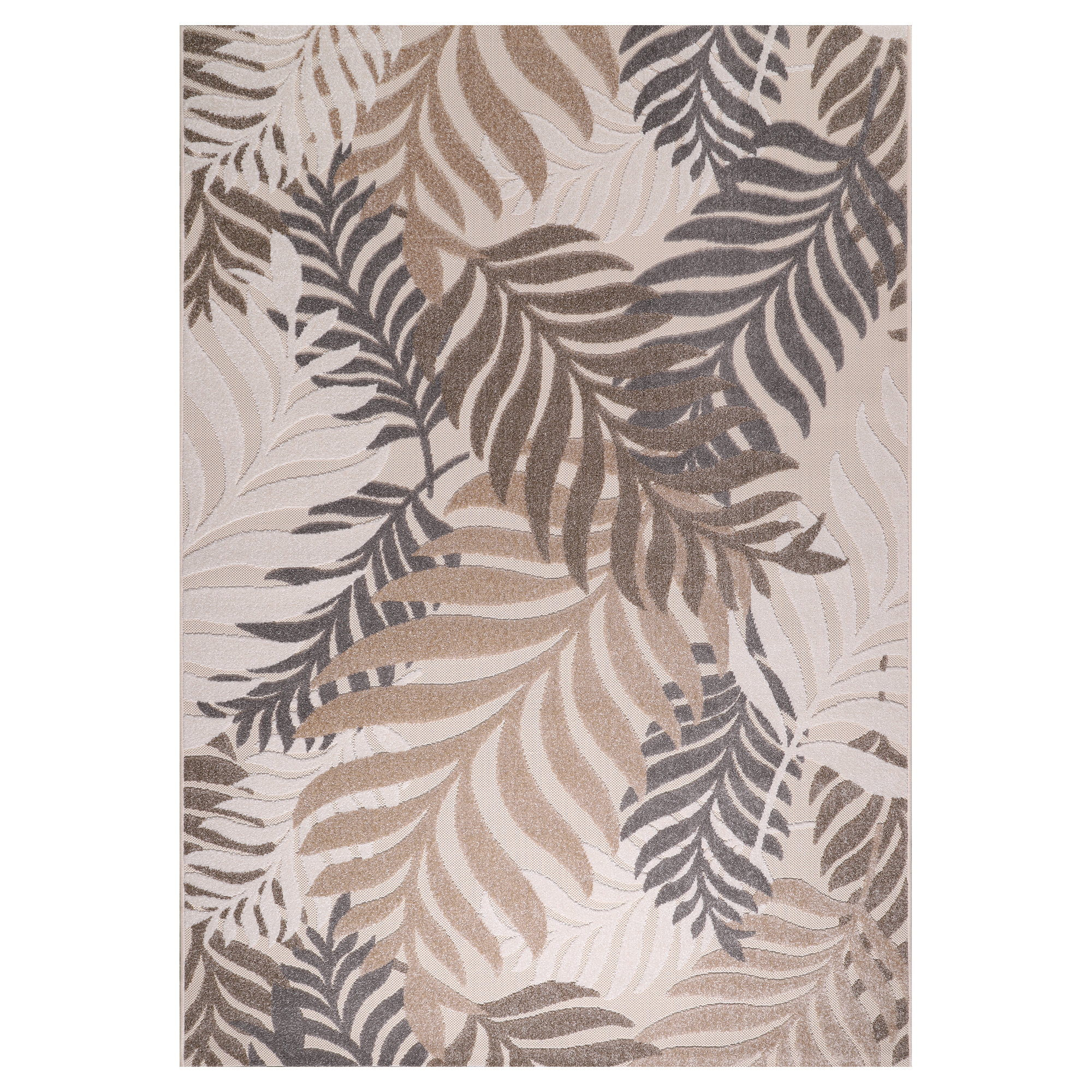 Floral Outdoor - Buitenkleed Tuin - Weerbestendig Vloerkleed - Creme