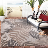 Floral Outdoor - Buitenkleed Tuin - Weerbestendig Vloerkleed - Creme