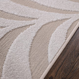 Floral Outdoor - Buitenkleed Tuin - Weerbestendig Vloerkleed - Creme