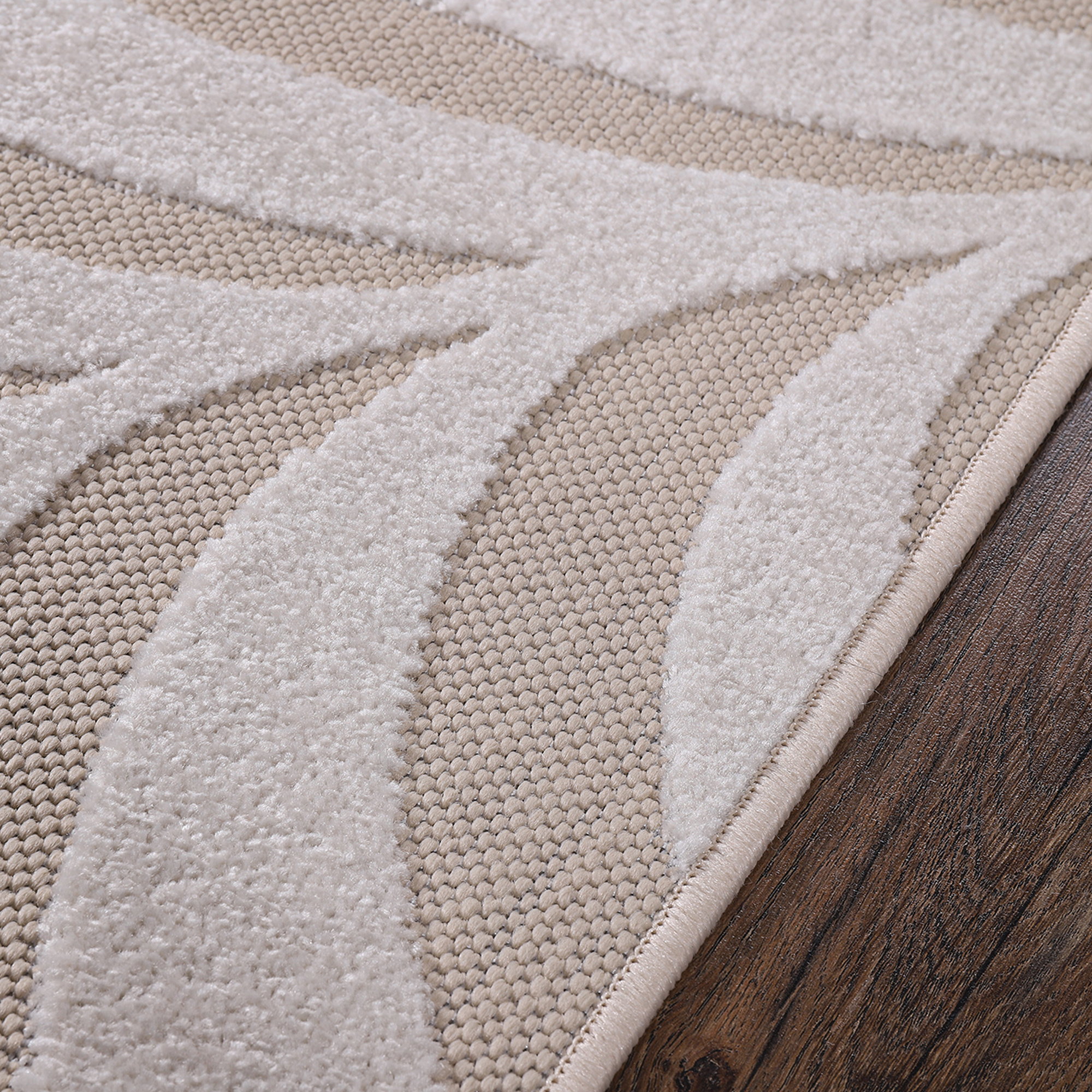 Floral Outdoor - Buitenkleed Tuin - Weerbestendig Vloerkleed - Creme
