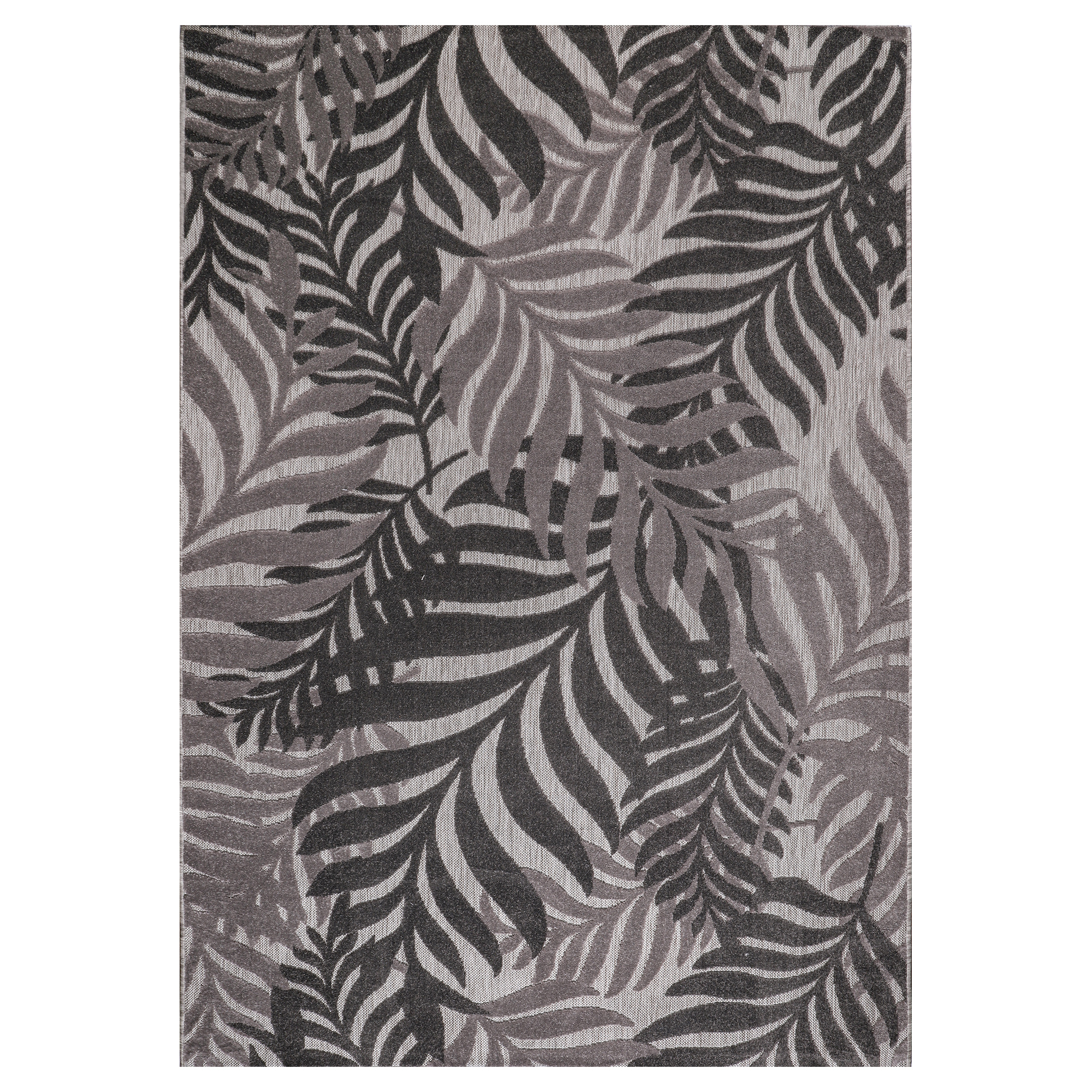 Floral Outdoor - Buitenkleed Tuin - Weerbestendig Vloerkleed - Grijs