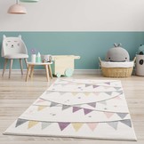 Anime Kids Vloerkleed Kinderkamer Creme