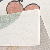 Tapijtenloods Vloerkleed Laagpolig Anime Kids Creme