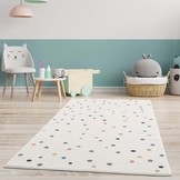 Anime Kids Vloerkleed Kinderkamer Creme