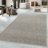 Tapijtenloods Effen Vloerkleed Laagpolig Beige