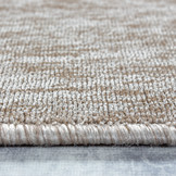 Tapijtenloods Effen Vloerkleed Laagpolig Beige