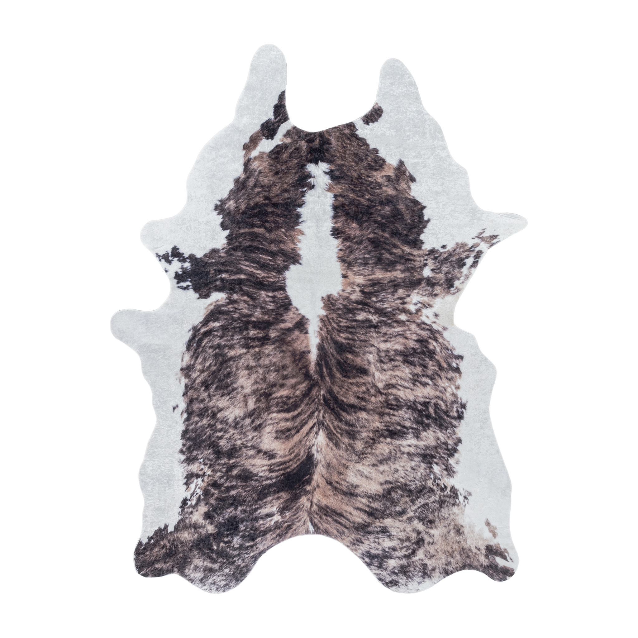 Vacht van Imitatiebont Wasbaar Dierenhuid Laagpolig Bruin