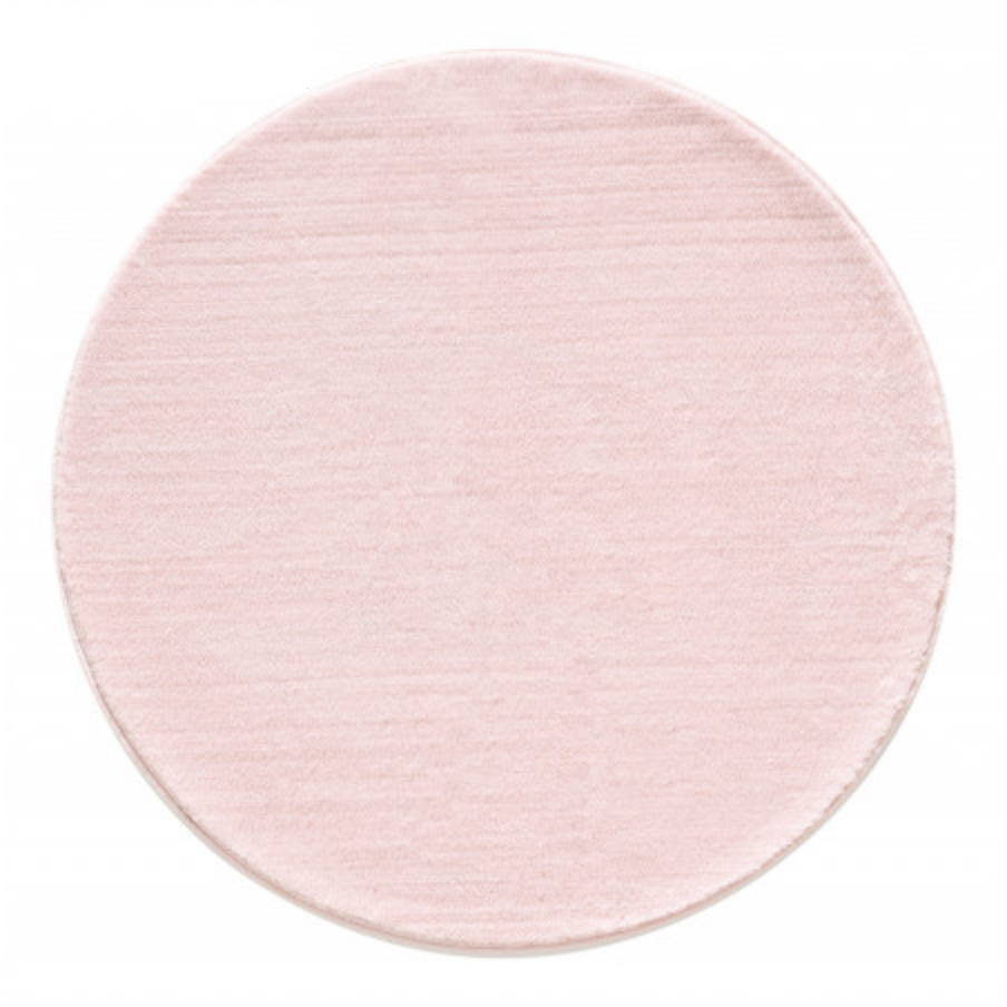 Tapijtenloods Soft Basics Wasbaar Effen Vloerkleed Roze Hoogpolig