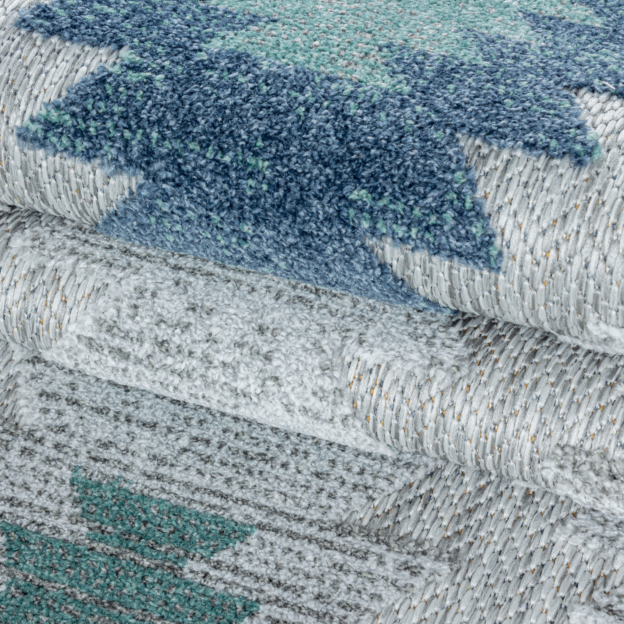 Tapijtenloods Bahama Binnen & Buiten Vloerkleed Laagpolig Blauw