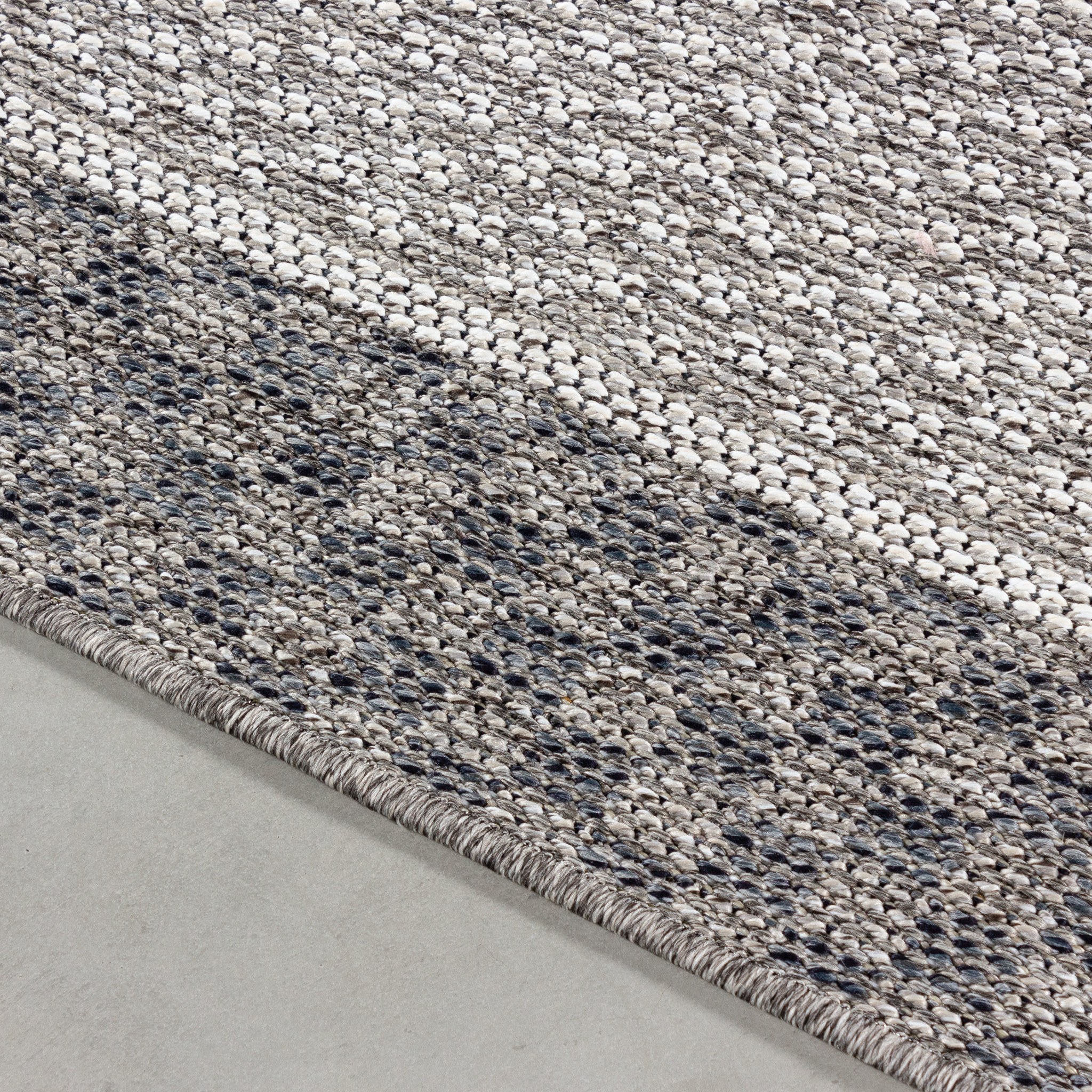 Aruba - Buitenkleed - Weerbestendig Vloerkleed - In & Outdoor - Creme Grijs