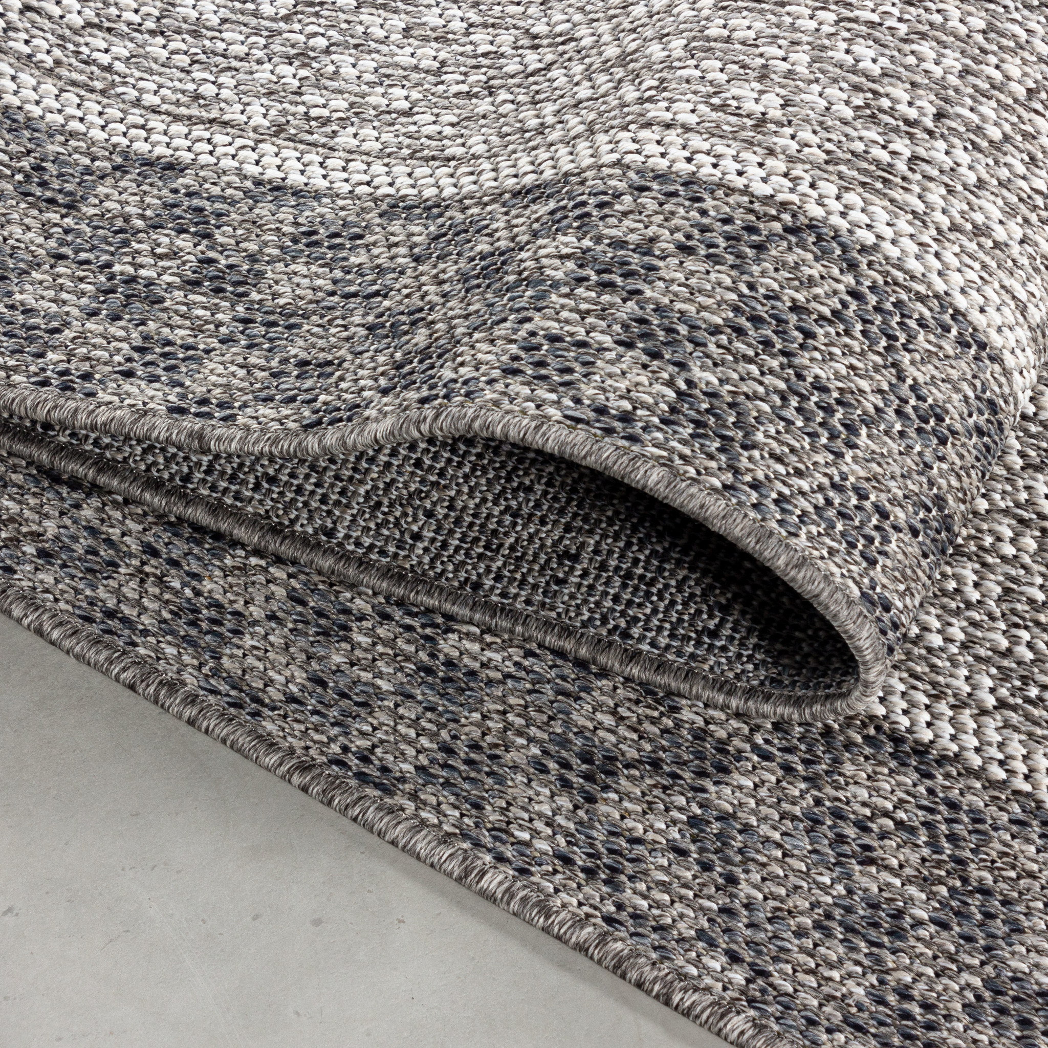 Aruba - Buitenkleed - Weerbestendig Vloerkleed - In & Outdoor - Creme Grijs