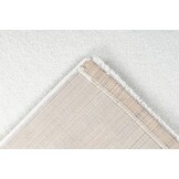 Softtouch Luxe Velvet - Laagpolig Effen Vloerkleed - Fluweel - Creme