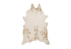 Tapijtenloods Rodeo - Dierenhuid Koe - Anti-slip - Creme