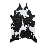 Tapijtenloods Rodeo - Dierenhuid Koe - Anti-slip - Zwart Wit