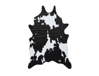 Tapijtenloods Rodeo - Dierenhuid Koe - Anti-slip - Zwart Wit
