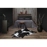 Tapijtenloods Rodeo - Dierenhuid Koe - Anti-slip - Zwart Wit