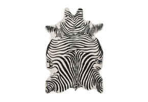 Tapijtenloods Rodeo - Dierenhuid Zebra - Anti-slip - Zwart Wit