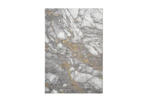 Fashion Marmer Laagpolig Vloerkleed Grijs/Goud