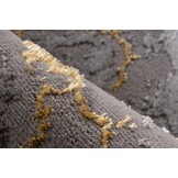 Tapijtenloods Fashion Marmer - Laagpolig Vloerkleed - Design Tapijt - Grijs Goud