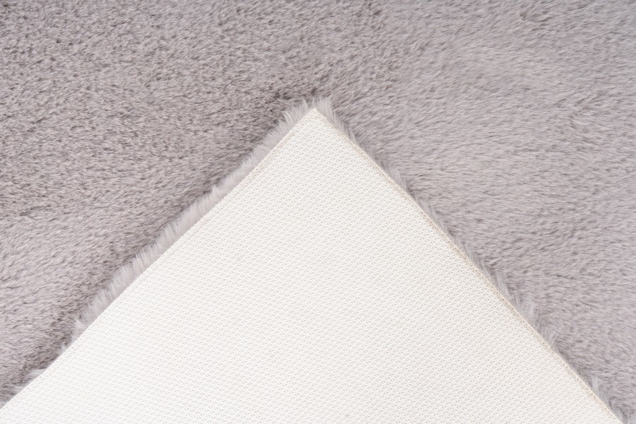 Tapijtenloods Heaven Vacht Badmat Hoogpolig Soft Touch Zilver