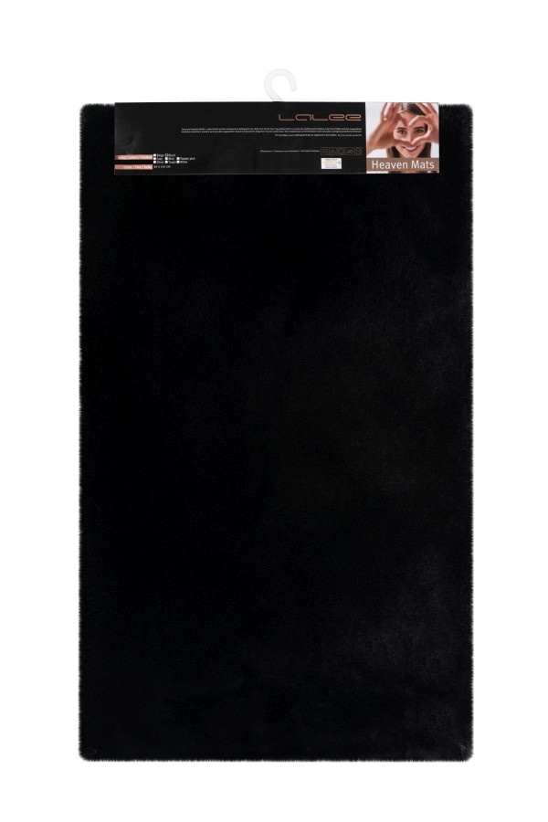 Tapijtenloods Heaven Vacht - Badmat Fluffy - Hoogpolig - Soft Touch Effen - Zwart