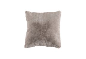 Heaven Fluffy Kussen – Luxe Hoogpolig Sierkussen - Taupe