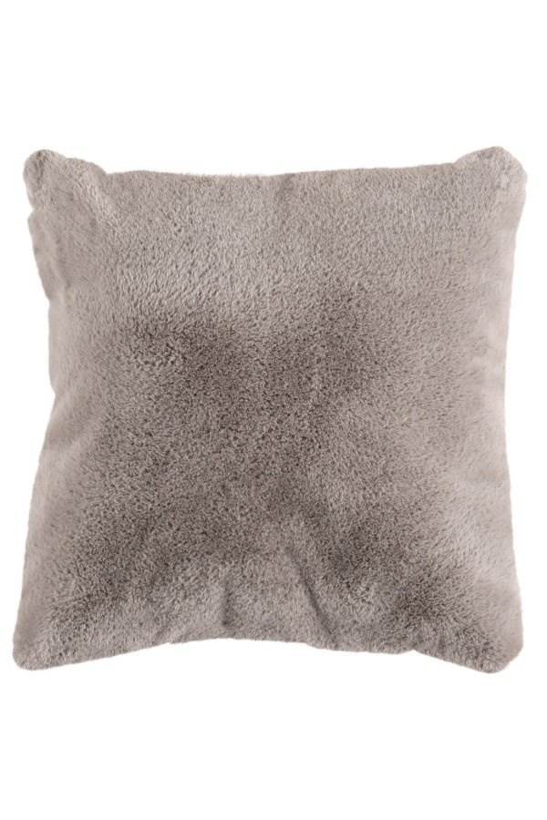 Heaven Fluffy Kussen – Luxe Hoogpolig Sierkussen - Taupe
