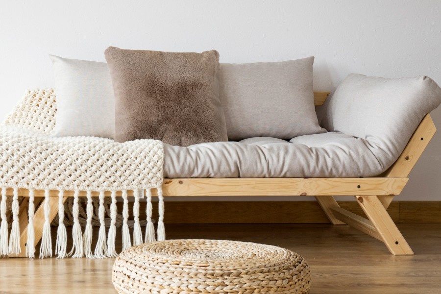 Heaven Fluffy Kussen – Luxe Hoogpolig Sierkussen - Taupe