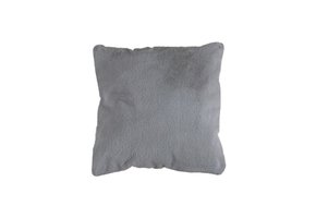 Heaven Fluffy Kussen – Luxe Hoogpolig Sierkussen - Zilver Grijs