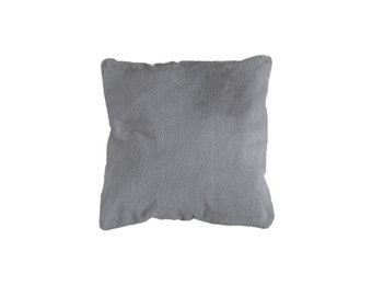 Heaven Fluffy Kussen – Luxe Hoogpolig Sierkussen - Zilver Grijs