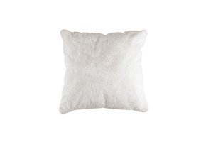 Heaven Fluffy Kussen – Luxe Hoogpolig Sierkussen - Creme