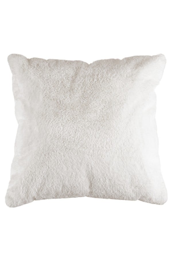 Heaven Fluffy Kussen – Luxe Hoogpolig Sierkussen - Creme